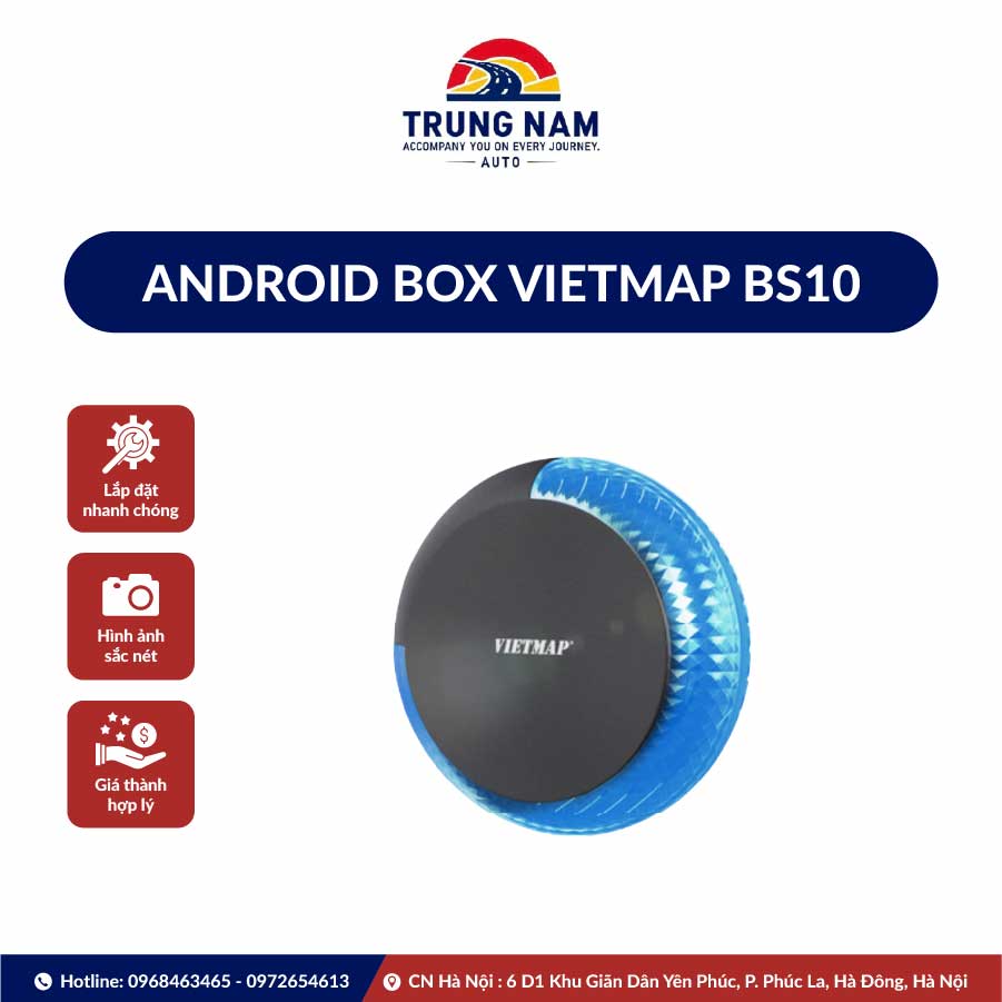Android Box Vietmap Bs10 Biến Màn Hình Zin Thành Màn Android - 1