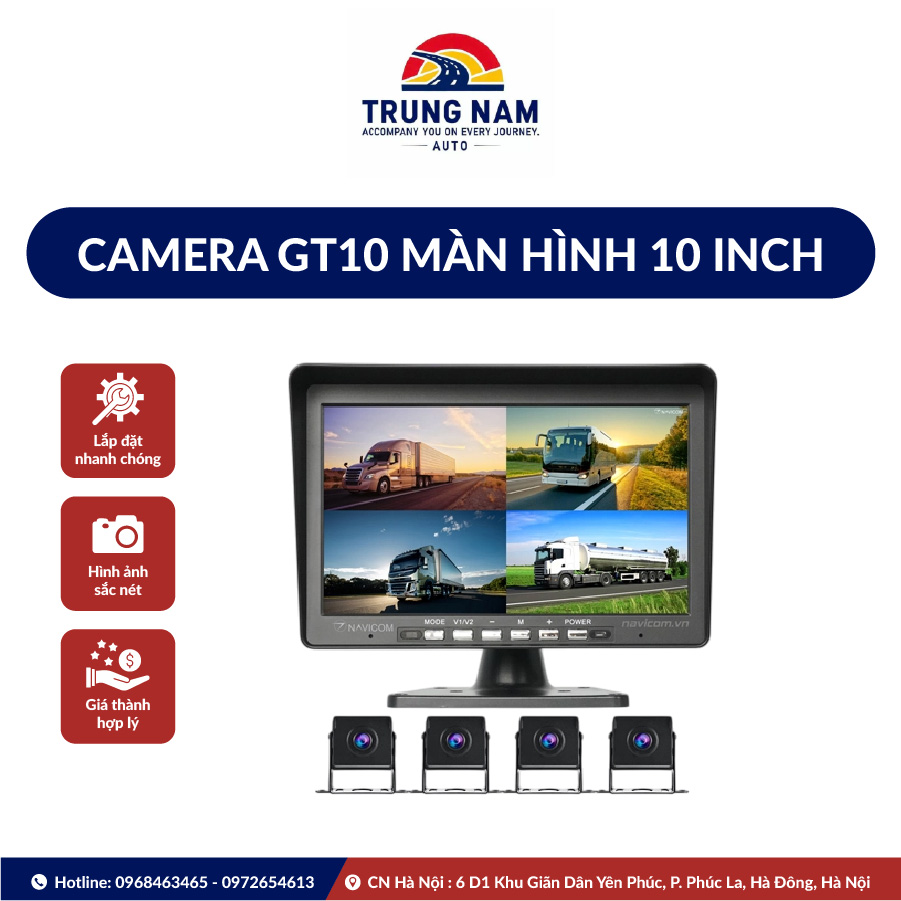 Camera hành trình xe tải GT10 là giải pháp công nghệ toàn diện