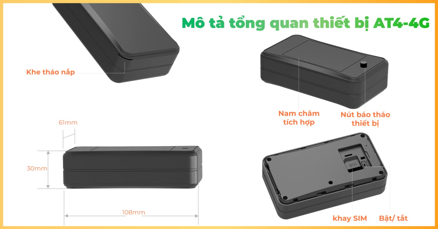 Cấu tạo của thiết bị định vị GPS AT4