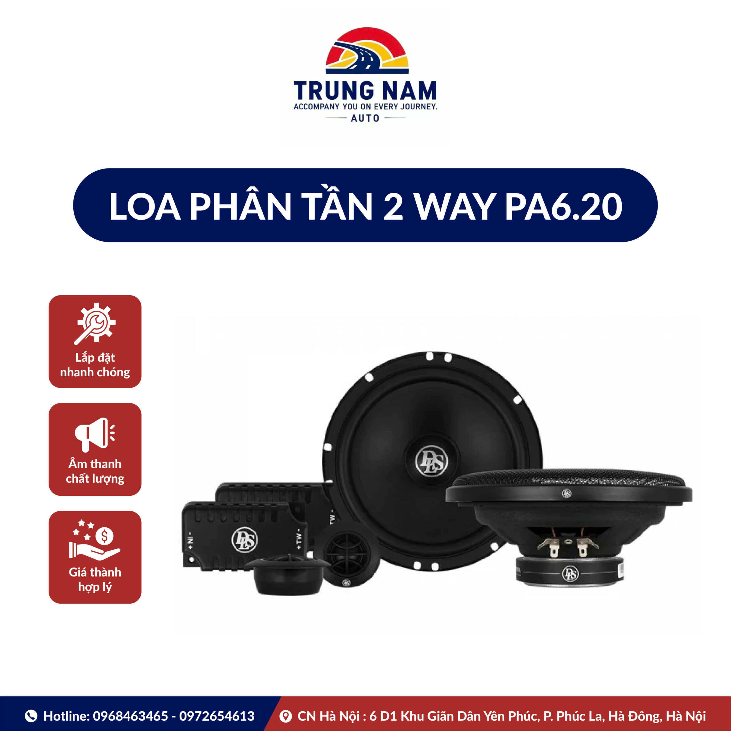 Loa Phân Tần 2 Way Pa6.20
