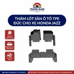 Thảm Lót Sàn Ô Tô Tpe Đúc Cho Xe Honda Jazz - 1