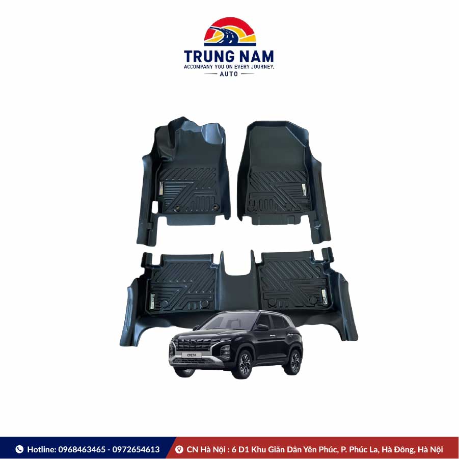 Thảm Lót Sàn Ô Tô Tpe Đúc Cho Xe Hyundai Creta - 3