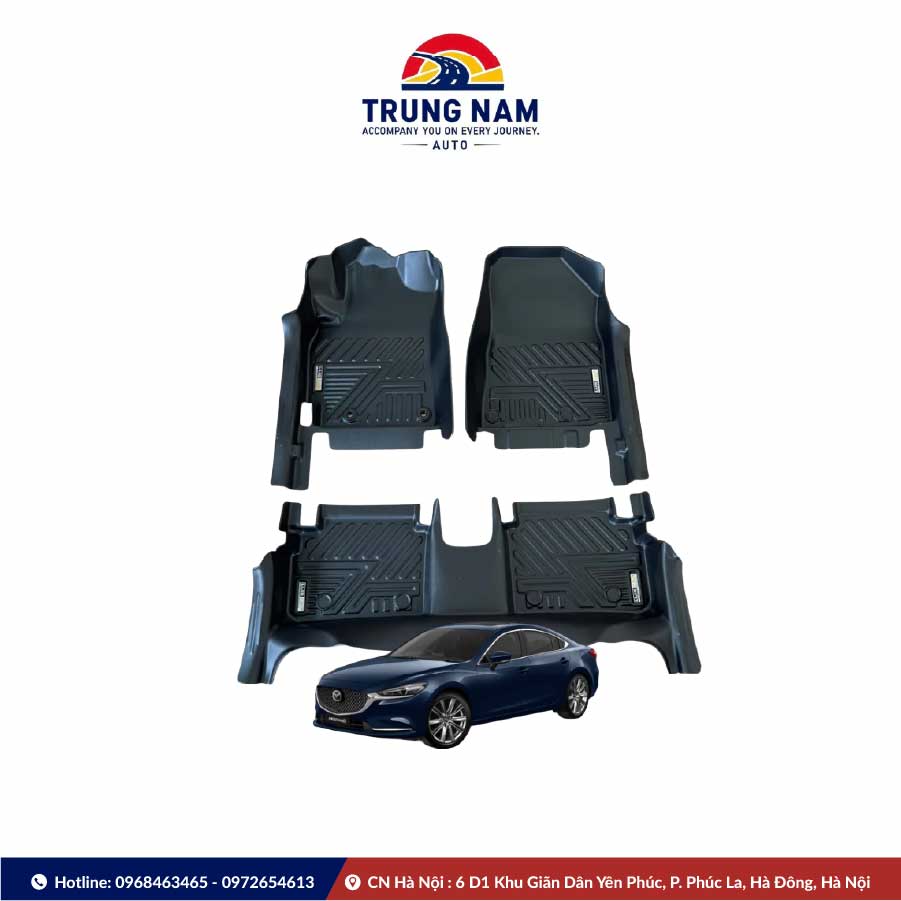 Thảm Lót Sàn Ô Tô Tpe Đúc Cho Xe Mazda 6 Đời 2013 – 2022 - 3