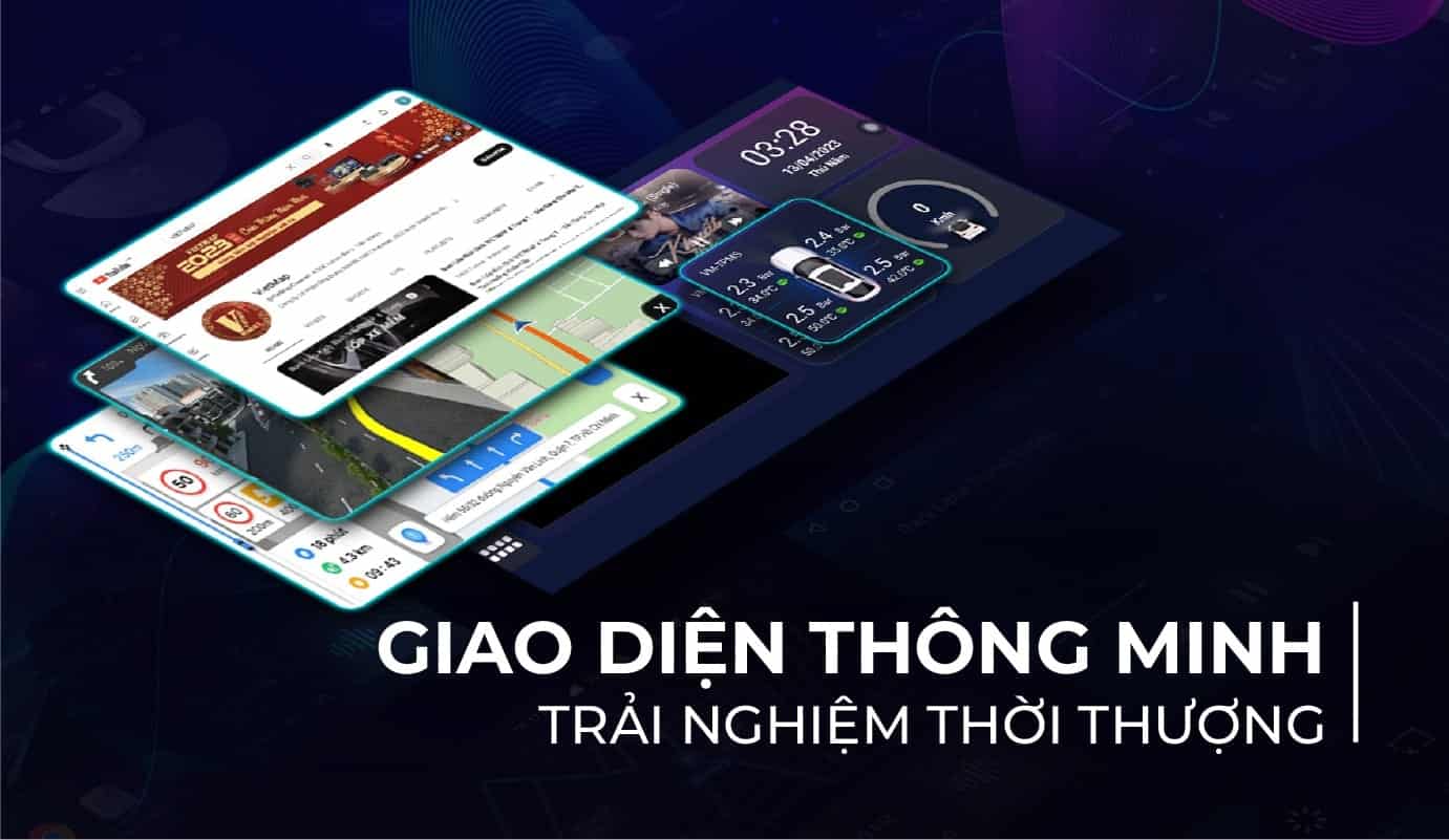 Trải nghiệm thời thượng qua giao diện thông minh – hiện đại
