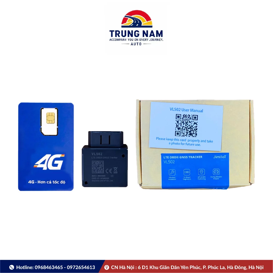 Hướng dẫn lắp đặt và sử dụng thiết bị định vị ô tô GPS VL502