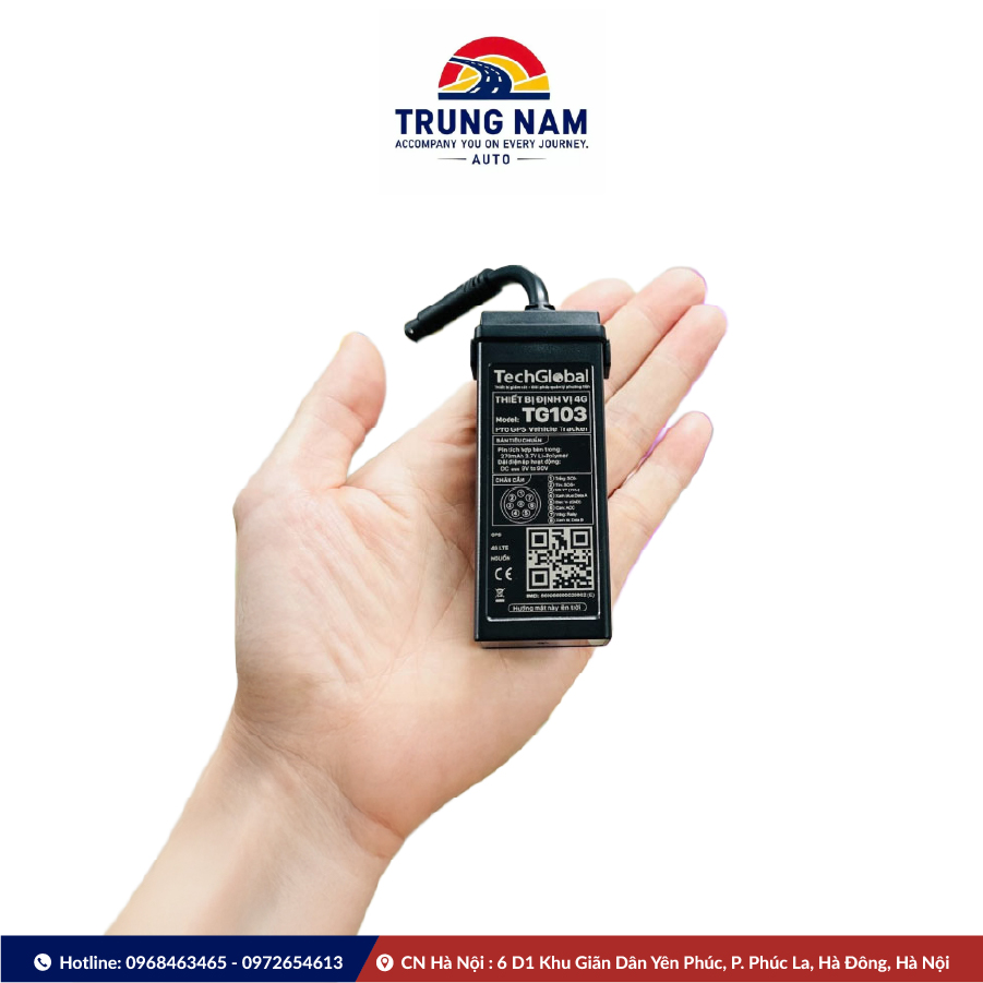 Thiết bị định vị GPS 4G TG103 là phiên bản cao cấp trong dòng sản phẩm định vị xe