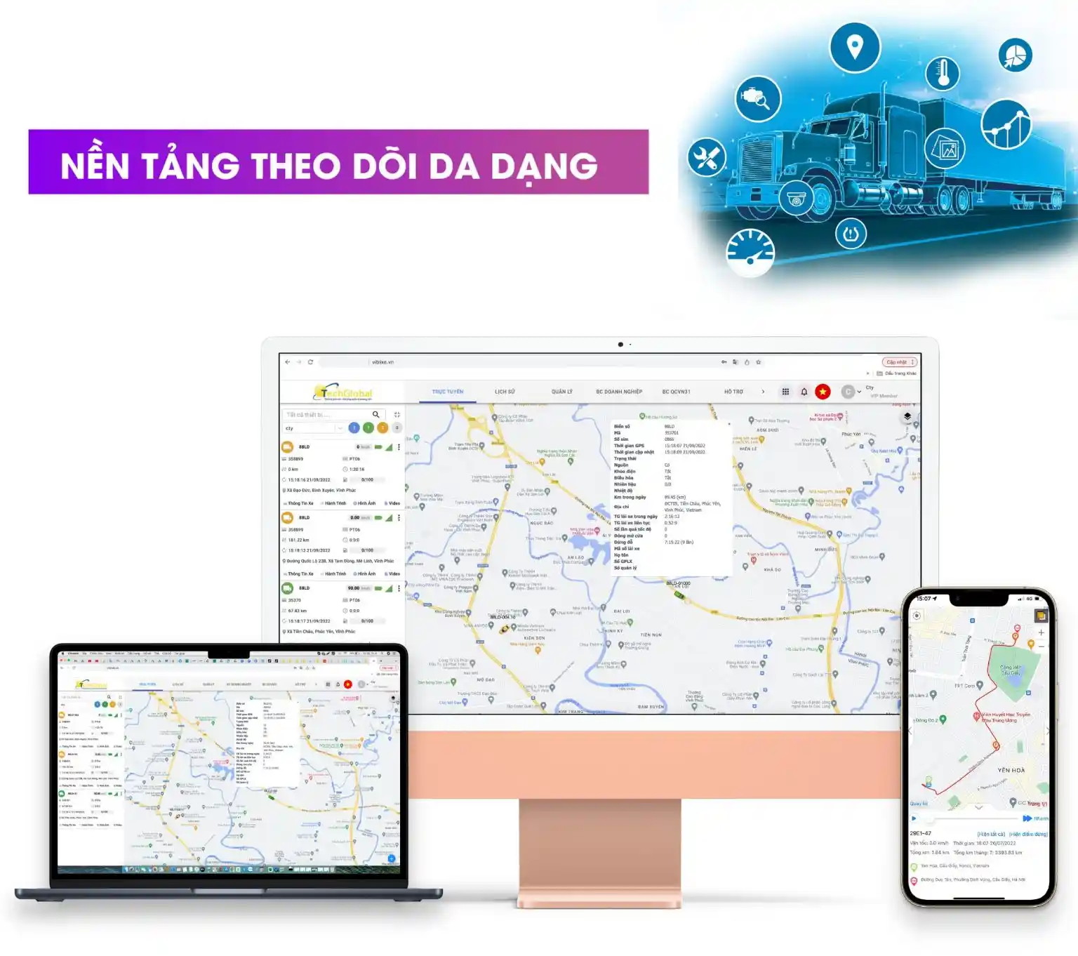 Quản lý xe đa nền tảng