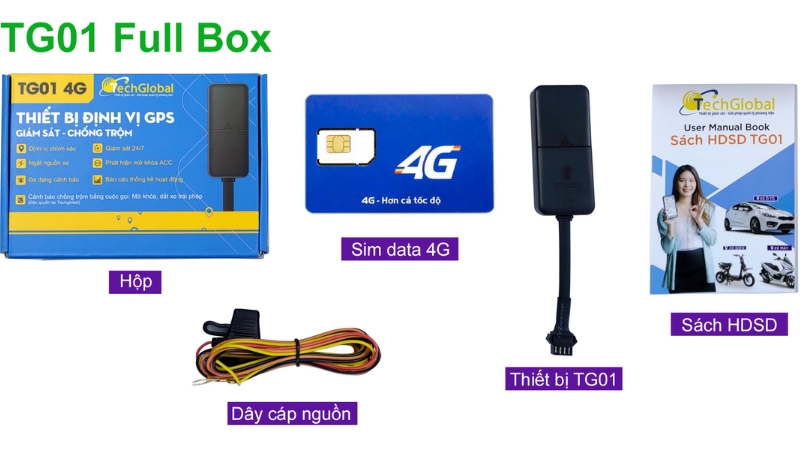 Thiết bị định vị GPS 4G TG01 được thiết kế tinh gọn với kích thước chỉ nhỉnh hơn ngón tay