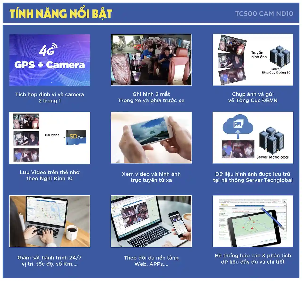 Báo cáo thống kê chi tiết, dễ theo dõi