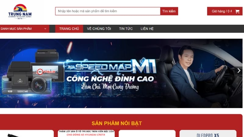 Trung Nam Auto là địa chỉ cung cấp camera hành trình 4K uy tín