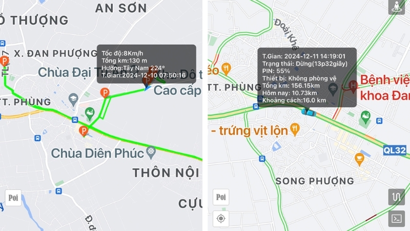 Thiết bị định vị pin không dây TN09 Max 4G lưu trữ lịch sử hành trình xe chi tiết