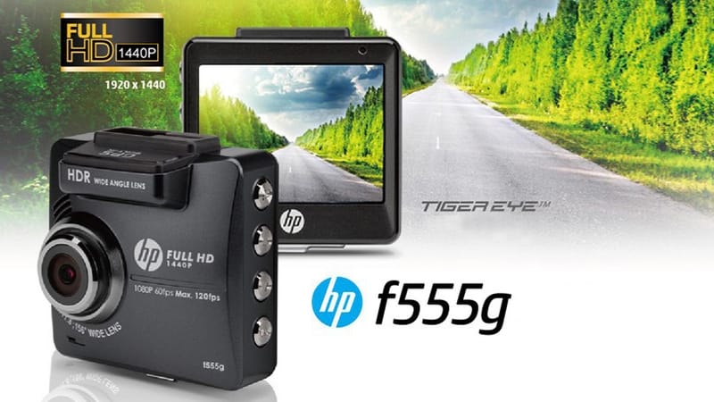 Camera HP F550G được trang bị độ phân giải 2K