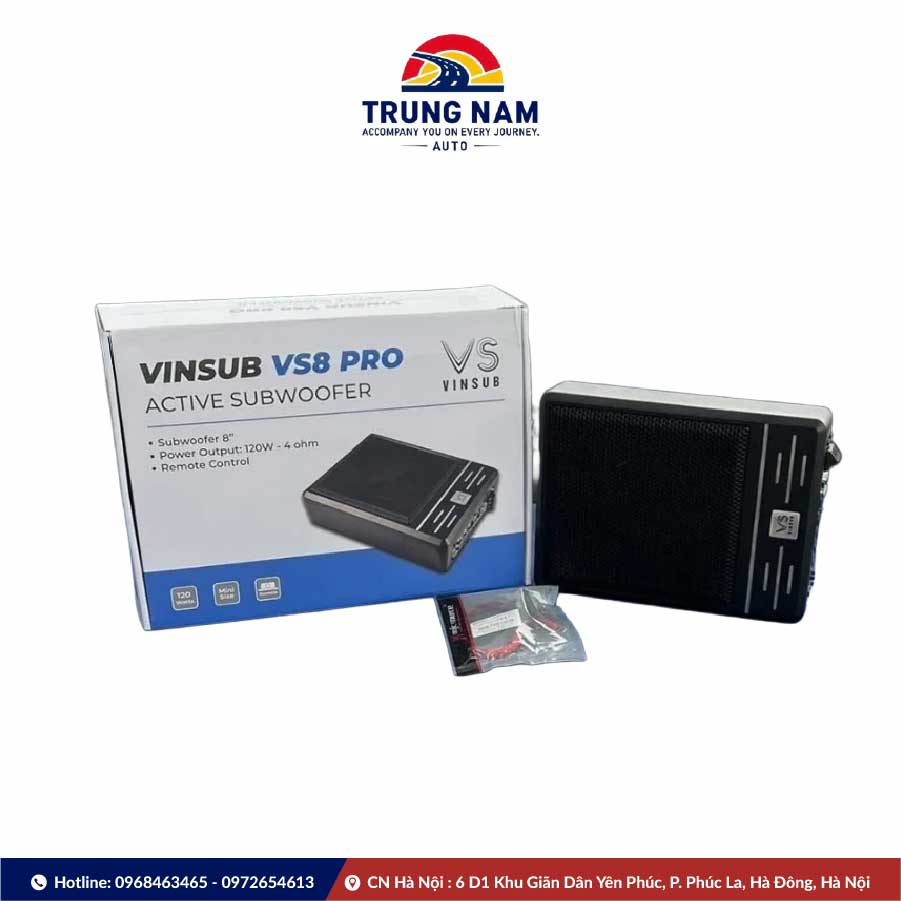Loa Sub điện Gầm Ghế ô Tô Vinsub Vs-8 Pro - 4