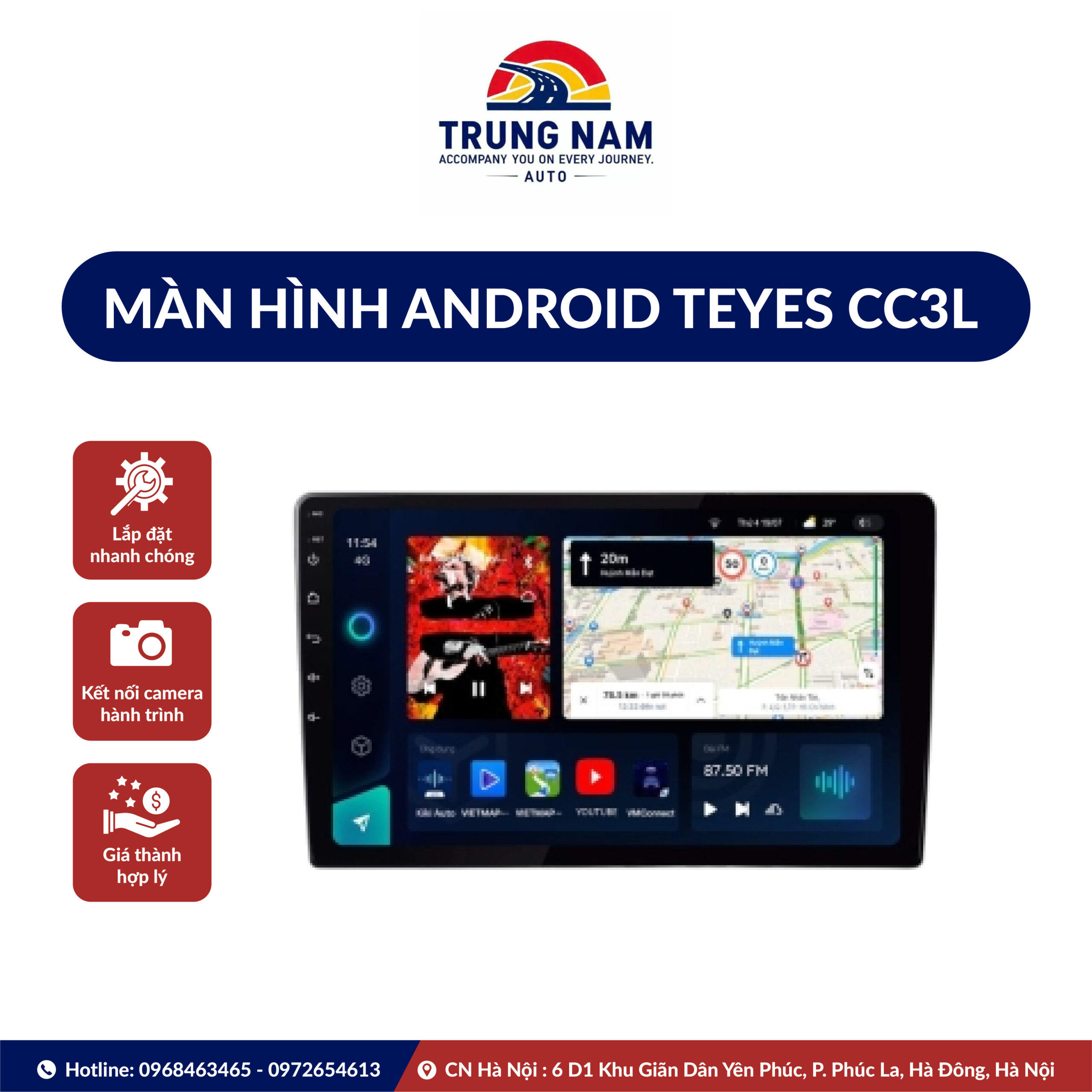 Màn Hình Android Teyes Cc3l Ram 4g Rom 32g 1