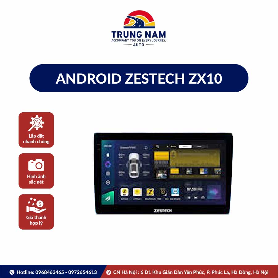 Màn Hình Android Zestech Zx10 Liền Camera 360 - 1