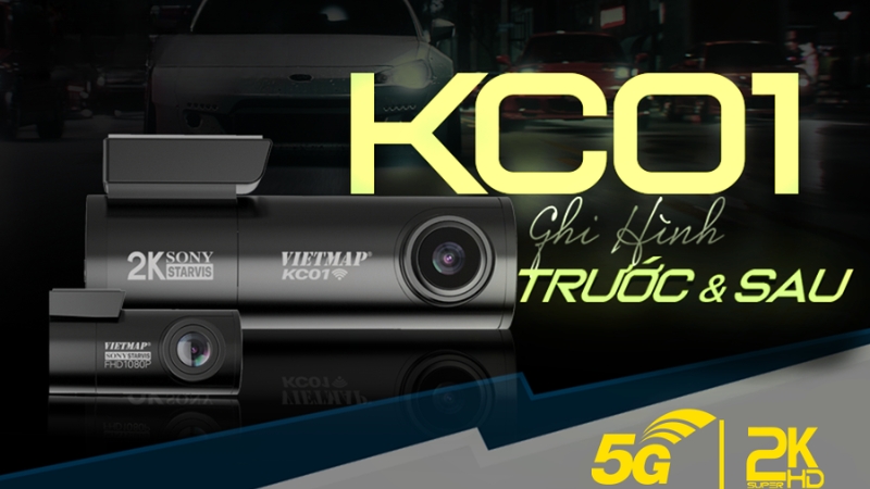 Vietmap KC01 – camera mini gắn kính lái