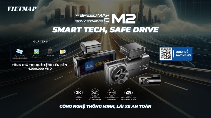 Camera hành trình Vietmap Speedmap M2