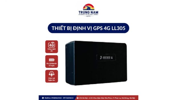 Thiết bị định vị GPS 4G LL305 không dây – pin 15 ngày