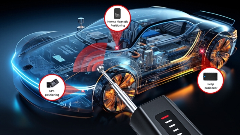 Máy dò định vị trên xe ô tô là thiết bị phát hiện tín hiệu bất thường từ thiết bị GPS gắn lén