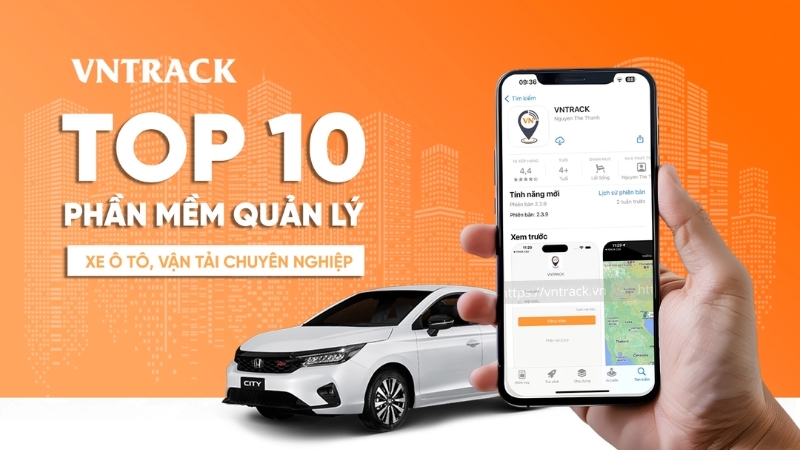 Phần mềm định vị xe ô tô Vntrack