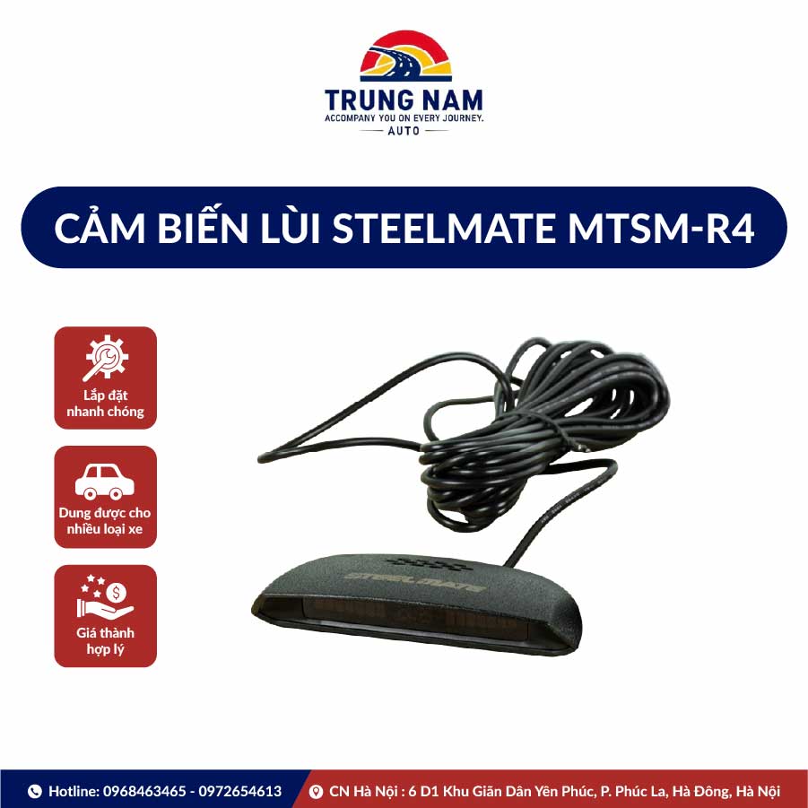 Cảm Biến Lùi 4 Mắt Steelmate Mtsm-r4 Chính Hãng - 1