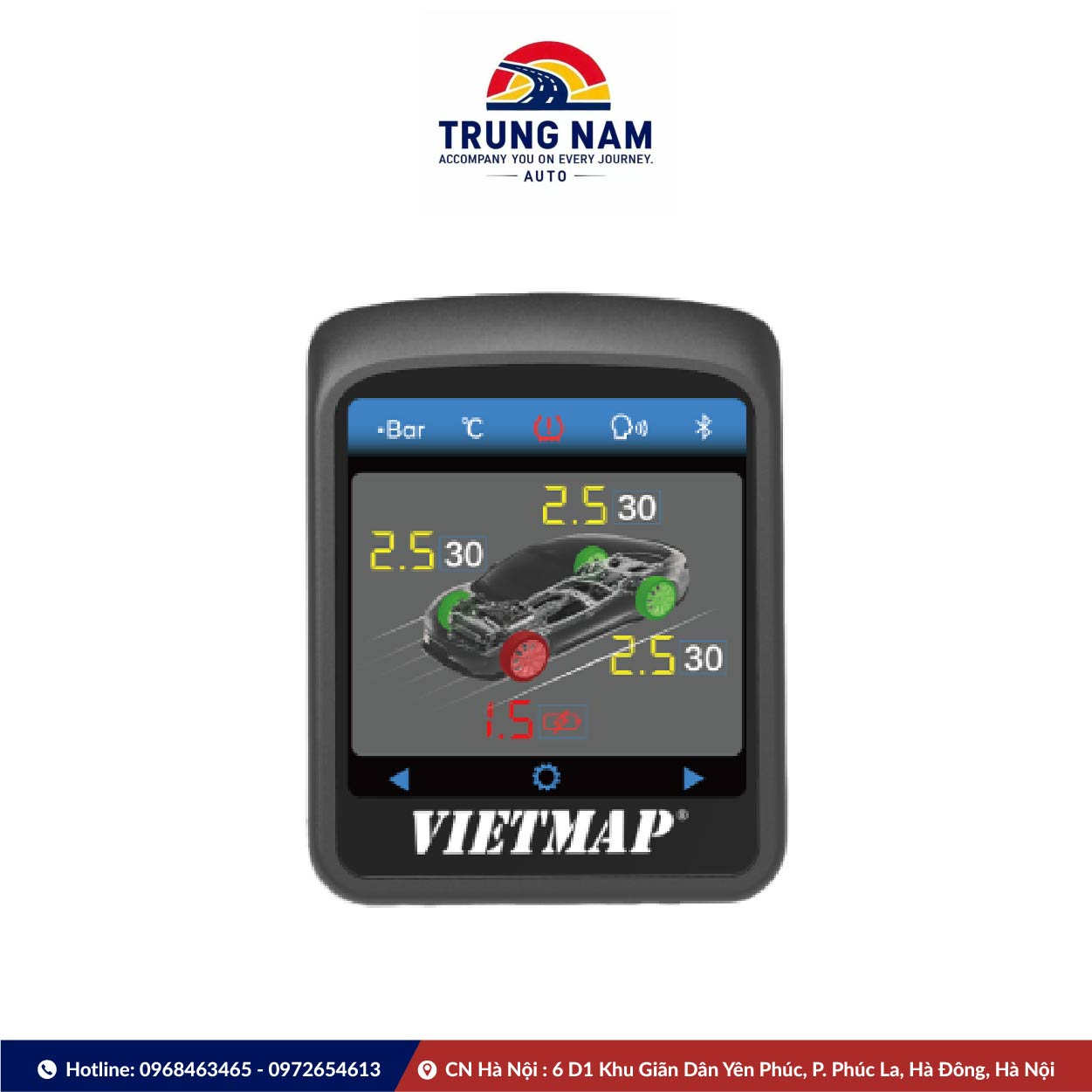 Bộ Cảm Biến áp Suất Lốp Vietmap Tw50 1