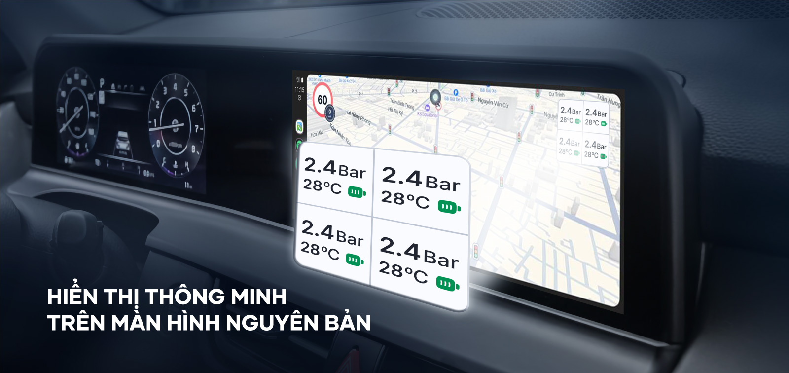 Vietmap Tw50 BỘ CẢm BiẾn Áp SuẤt LỐp 3