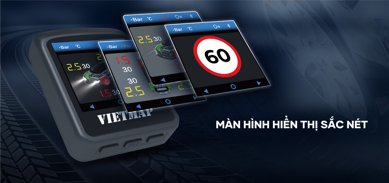 Vietmap Tw50 BỘ CẢm BiẾn Áp SuẤt LỐp 4