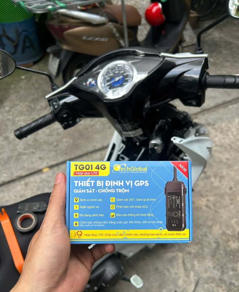 Chống trộm xe máy bằng định vị GPS